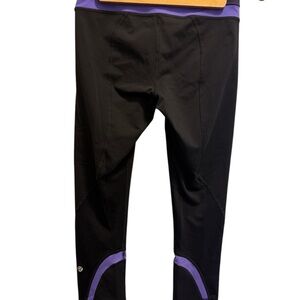 Lululemon Black and Purple Leggings
